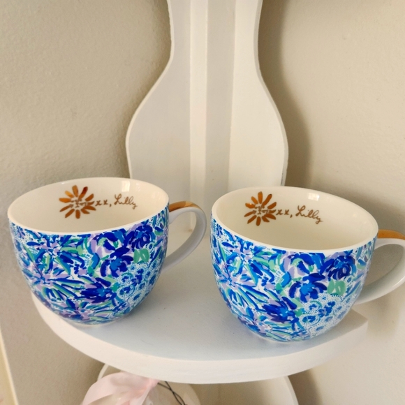Lilly Pulitzer Other - New in Box!  Set of 2 NEW Lily Pulitzer Coffee Cups Mugs!